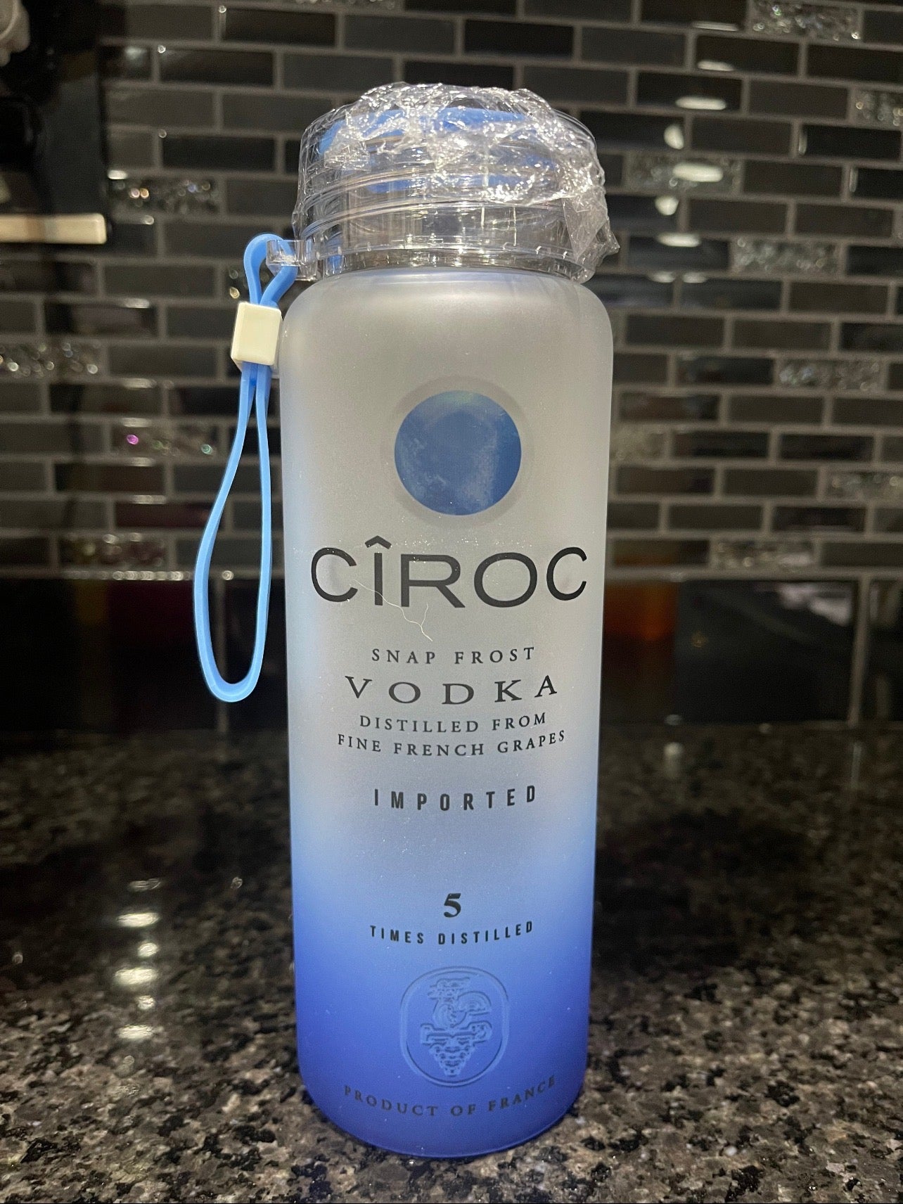 Ciroc gradient glass tumbler