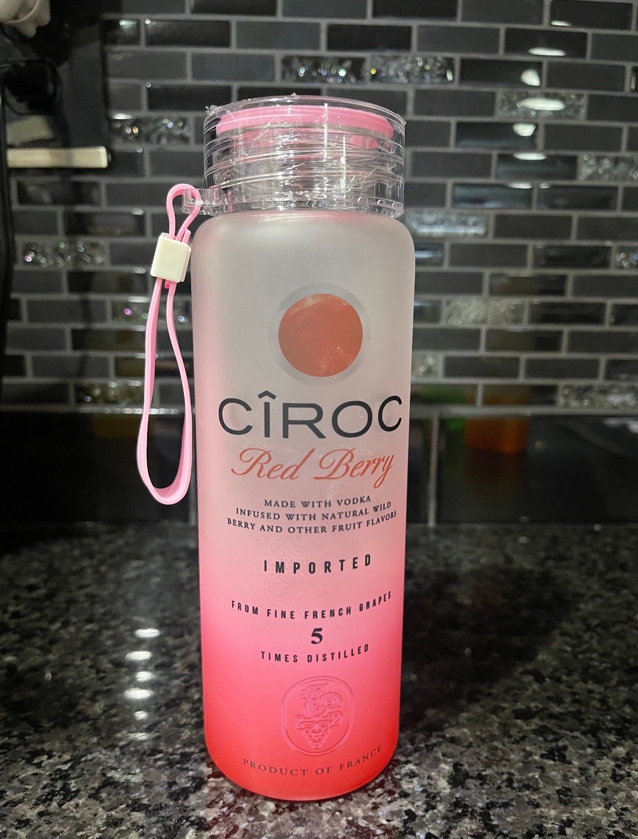 Ciroc gradient glass tumbler