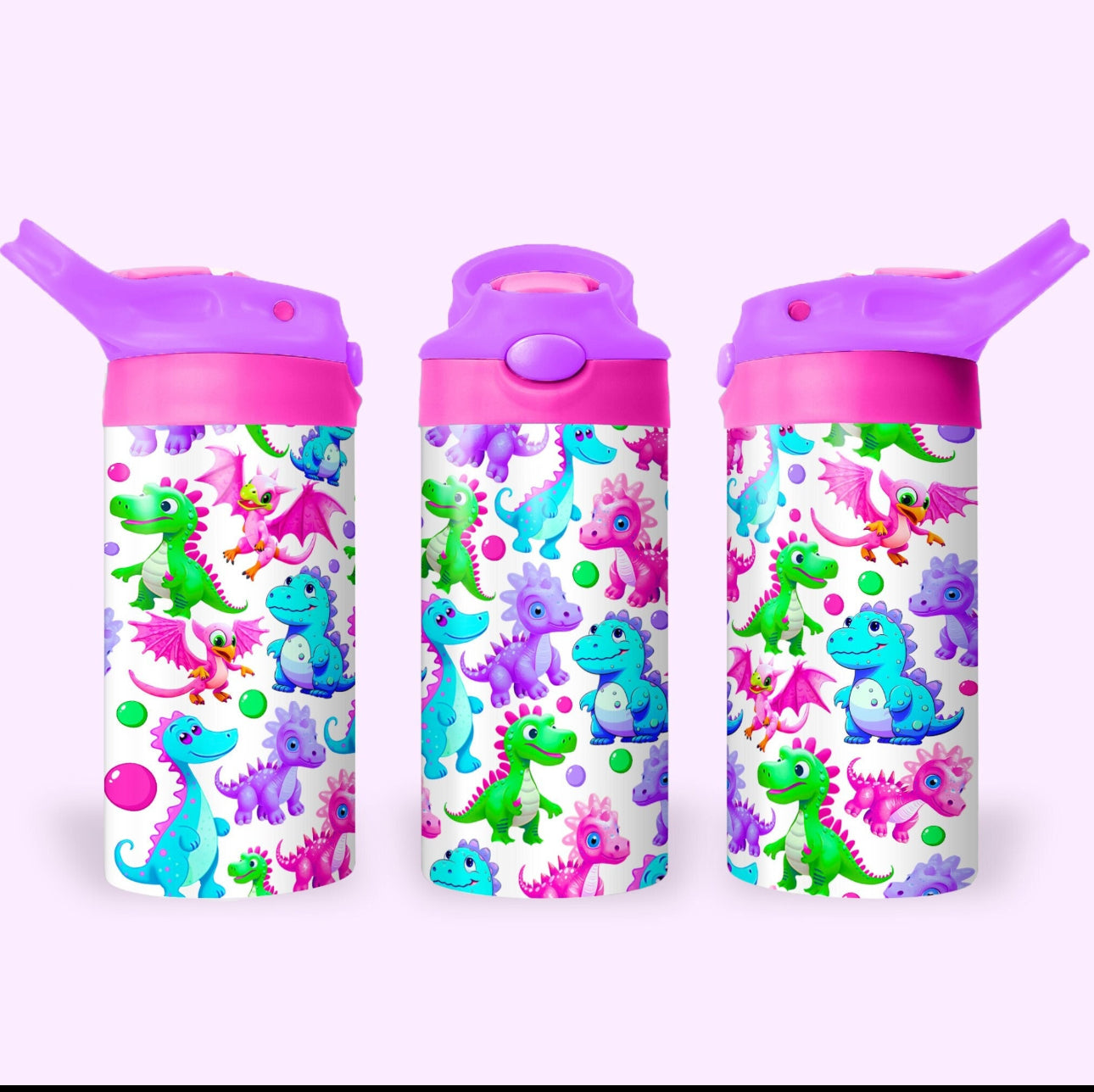 12oz Children,Toddlers, Kids Tumbler Cups With Handle, Straight Double Wall Kids Water Bottle