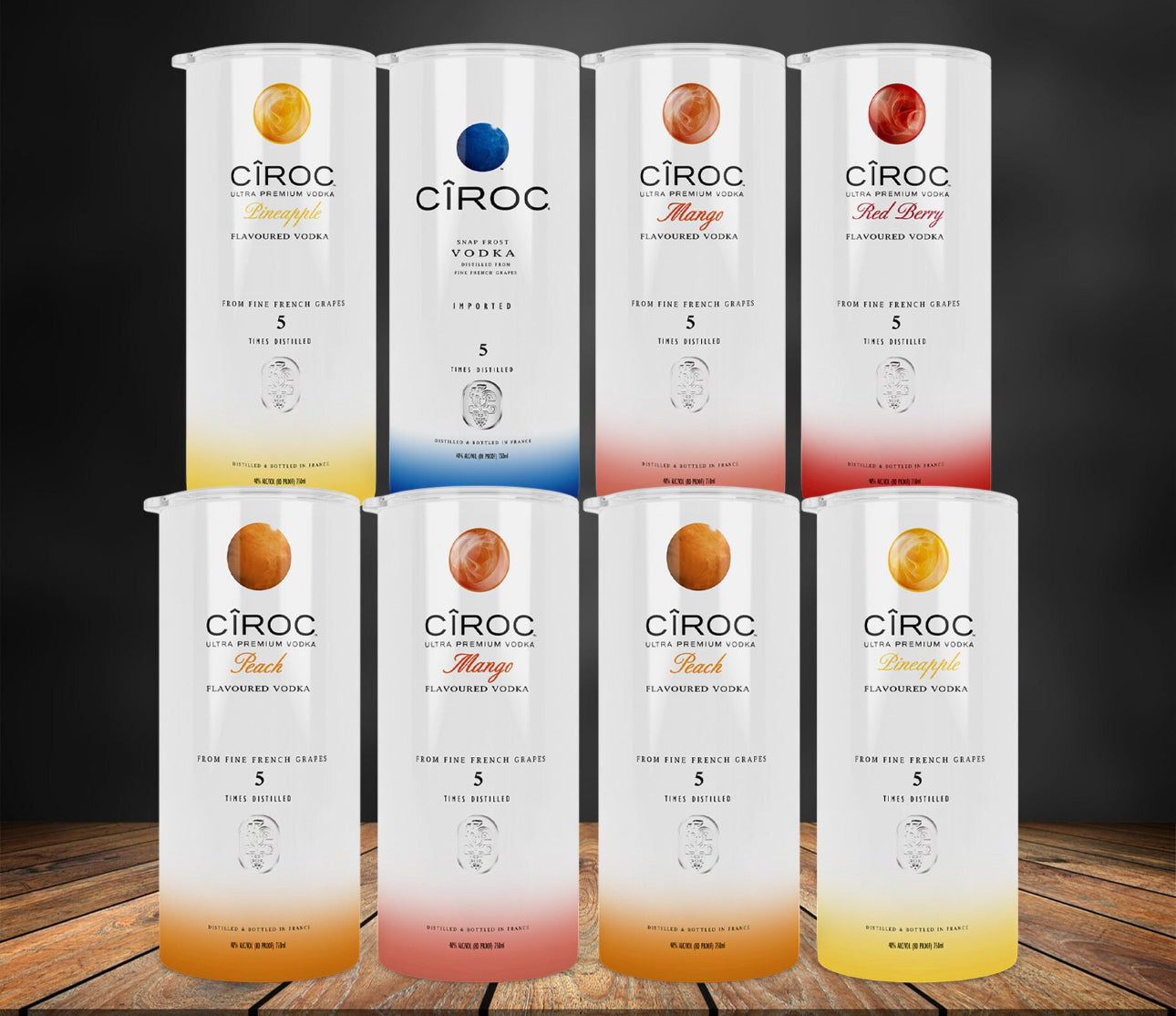 Ciroc stainless steel tumbler