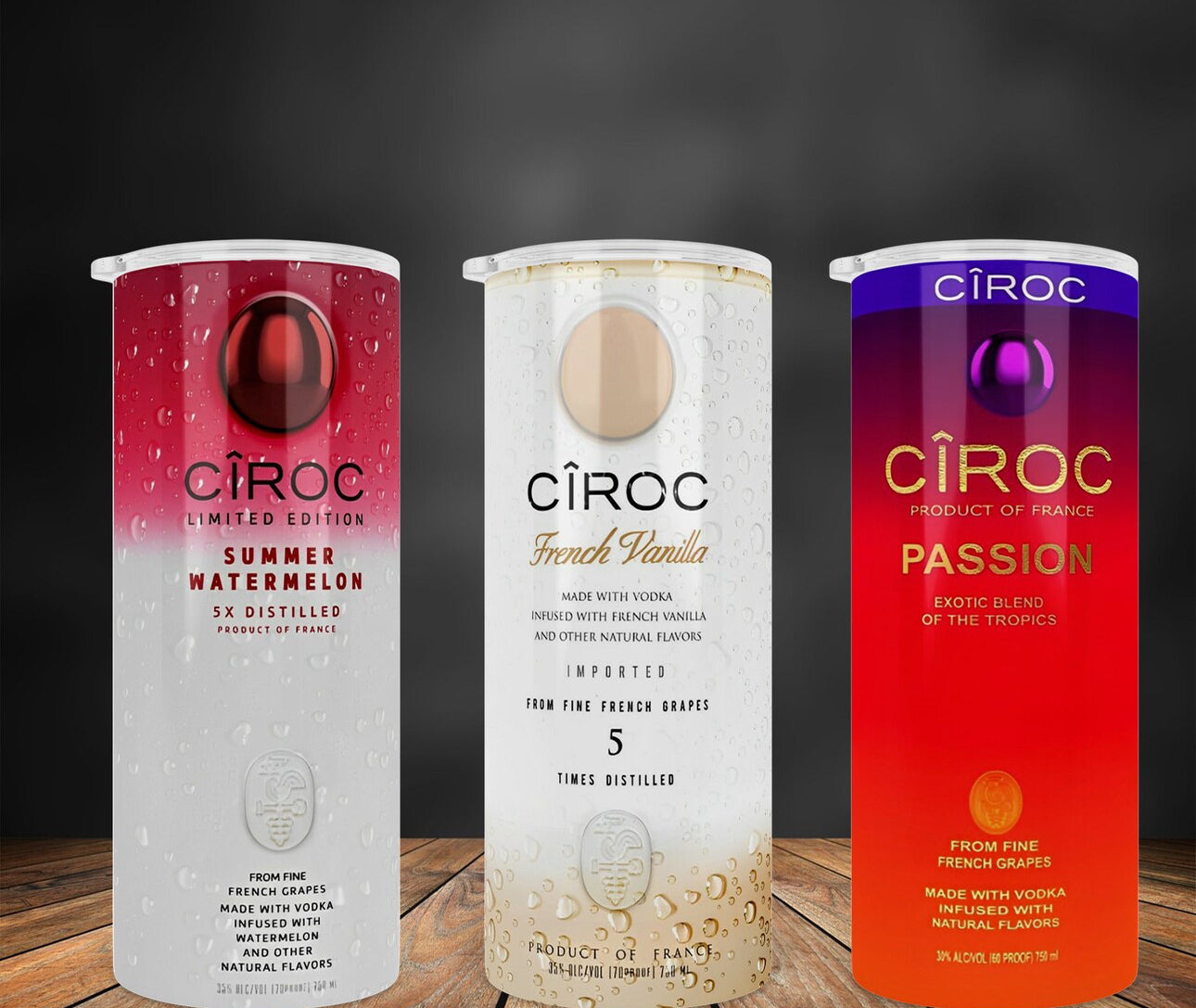 Ciroc stainless steel tumbler