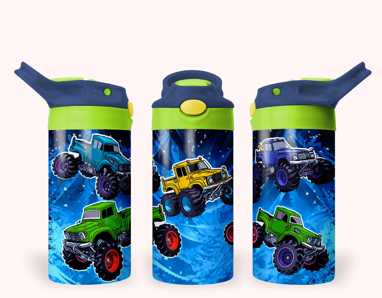 12oz Children,Toddlers, Kids Tumbler Cups With Handle, Straight Double Wall Kids Water Bottle