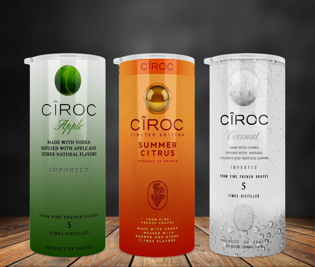 Ciroc stainless steel tumbler