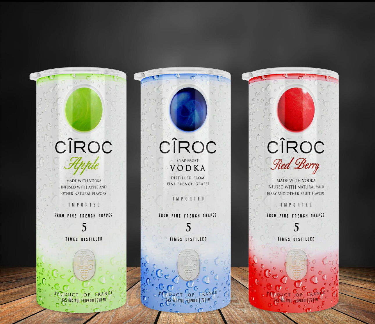 Ciroc stainless steel tumbler