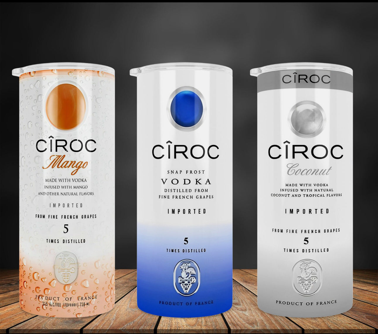 Ciroc stainless steel tumbler