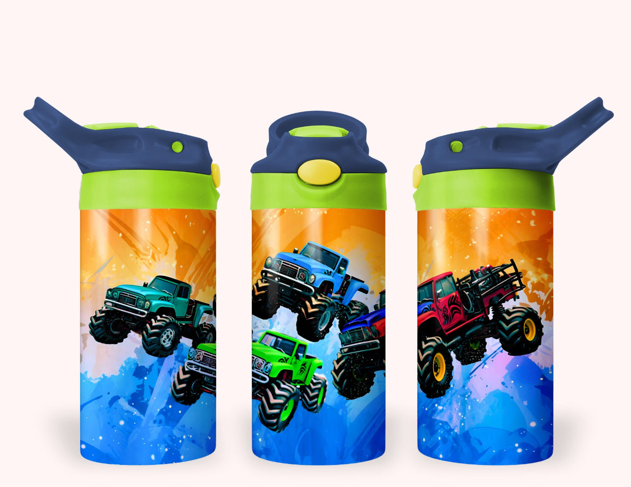 12oz Children,Toddlers, Kids Tumbler Cups With Handle, Straight Double Wall Kids Water Bottle